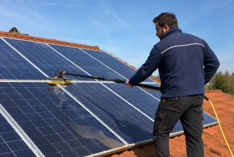 Nettoyage et entretien de panneaux solaires à Vielleségure